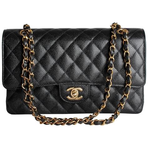 chanel gold caviar|The Always Timeless Chanel Classic Flap Bag .